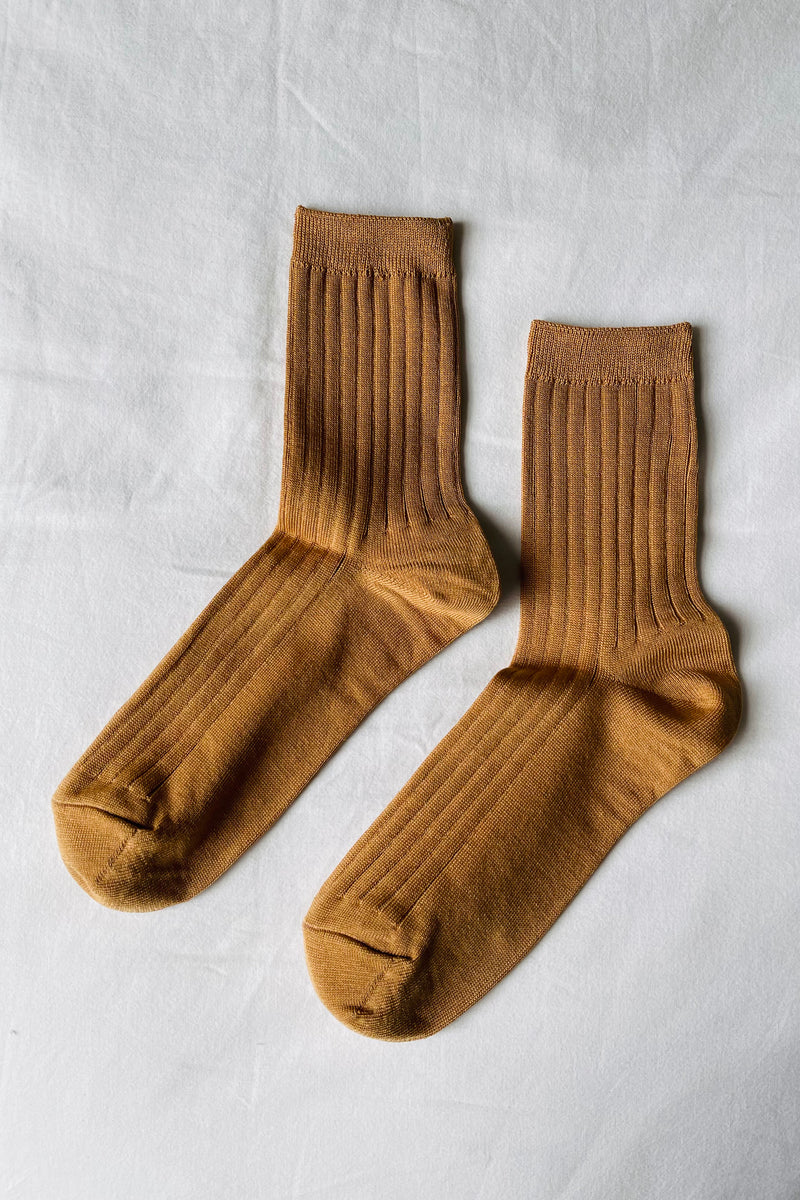 Her Socks (algodón MC) - Mantequilla de maní 