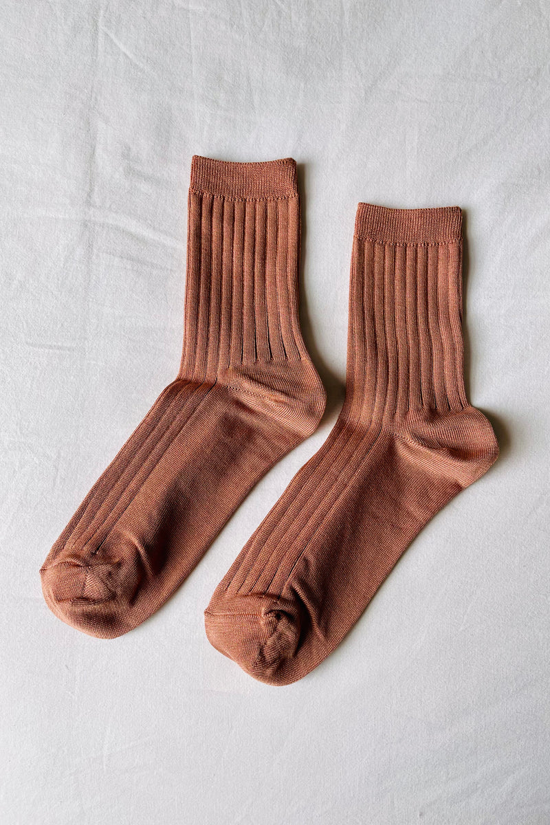 Her Socks (algodón MC) - Melocotón desnudo 
