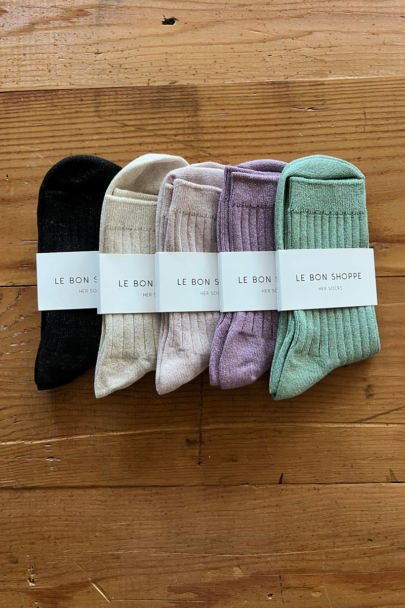 Her Socks - Jade Glitter