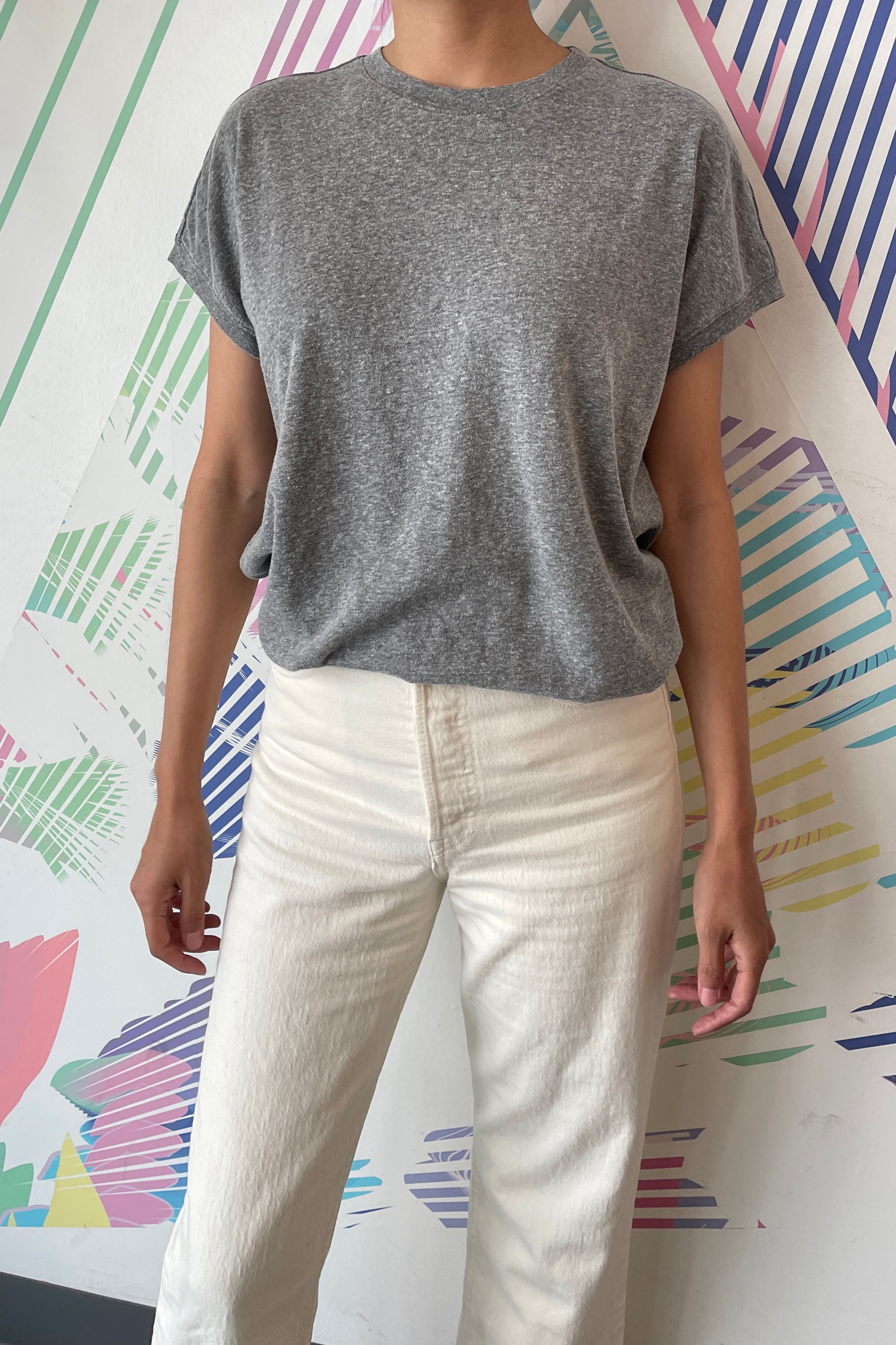 Camiseta Ease - Gris jaspeado