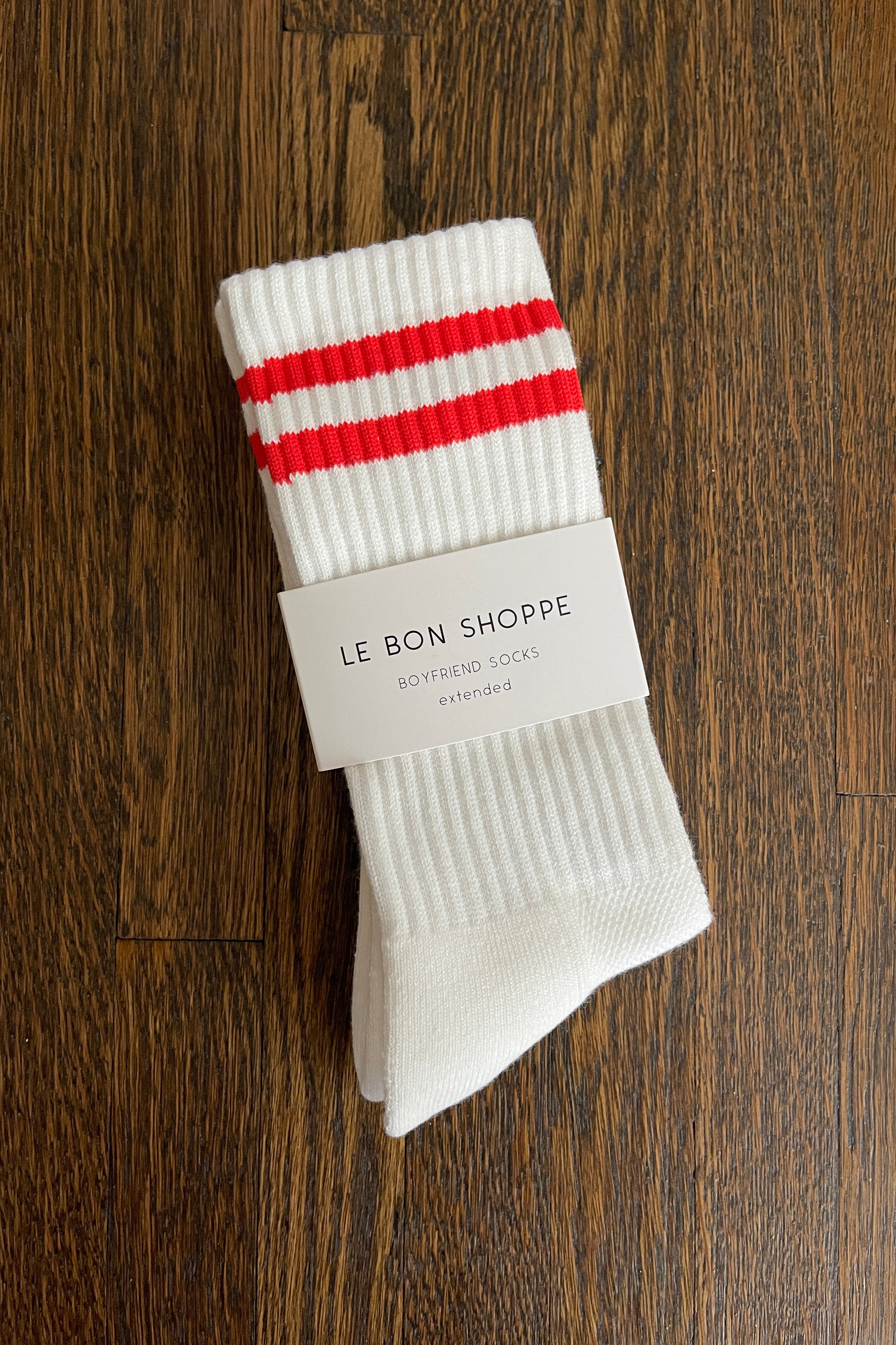 Chaussettes Boyfriend EXTENDED - Blanc Propre