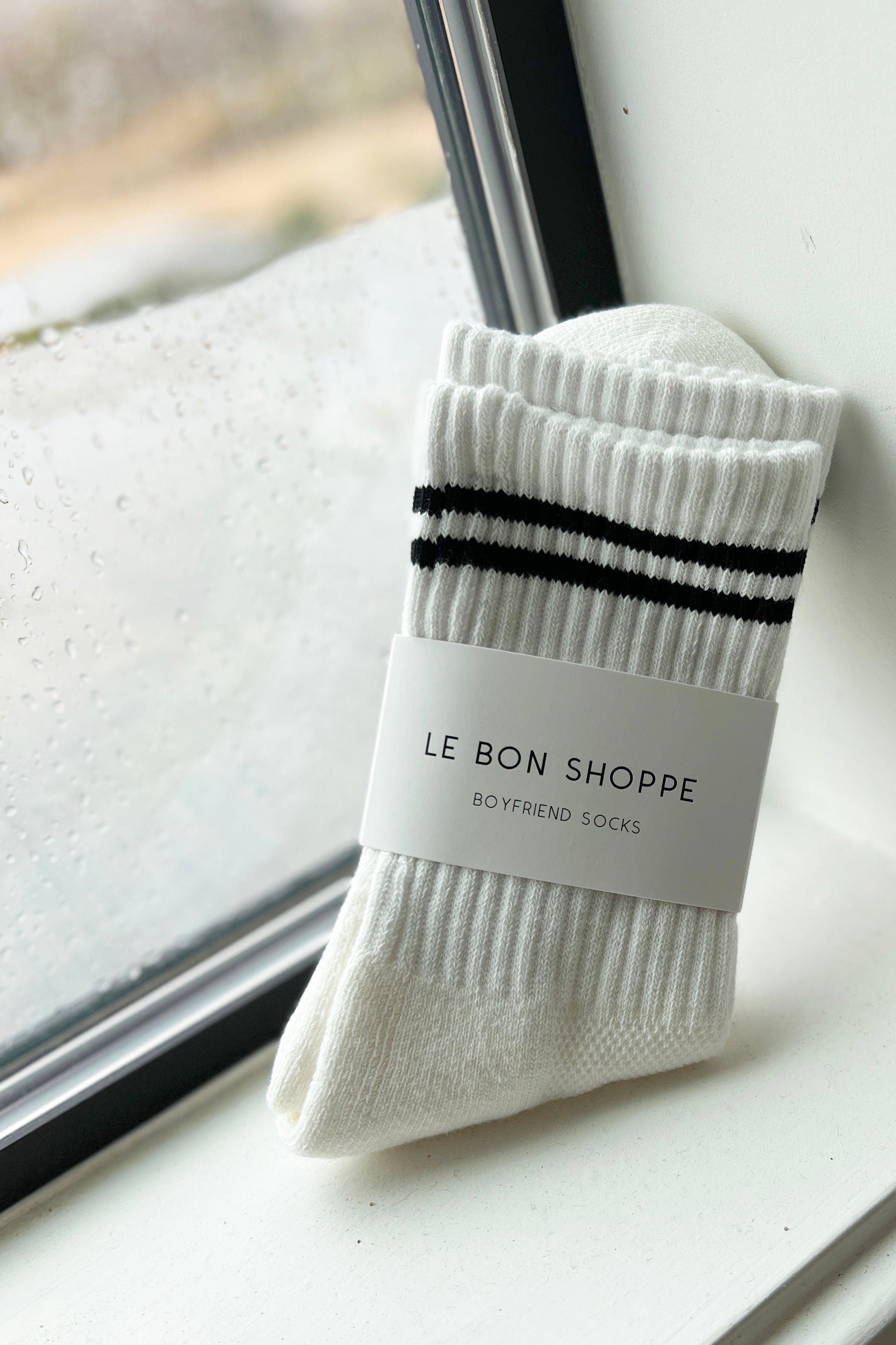 Chaussettes Boyfriend - Blanc Classique