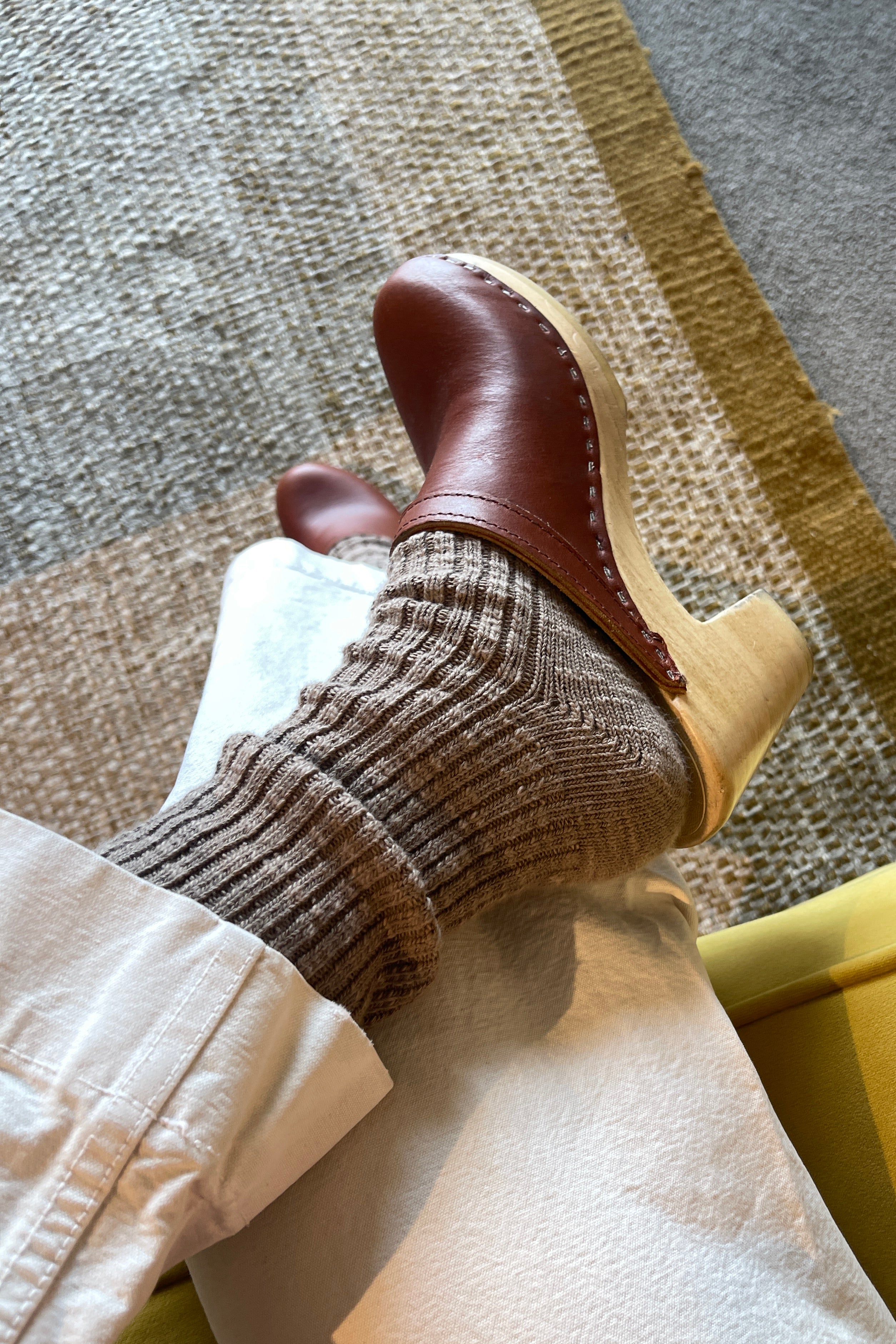 Cottage Socks - Flax