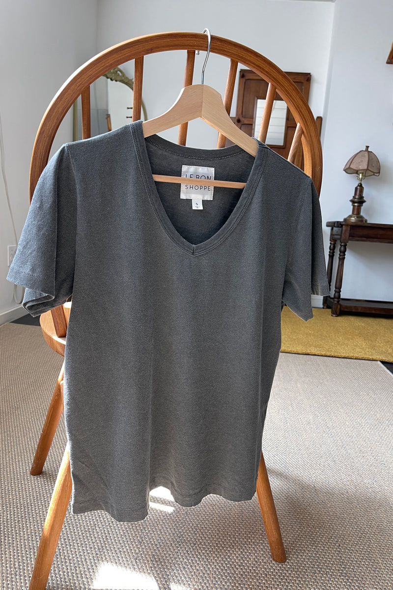 Black Vintage La Vie Tee - Made with Organic Cotton
