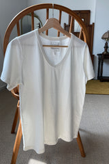 T-shirt La Vie Vintage blanc - Fabriqué avec du coton biologique