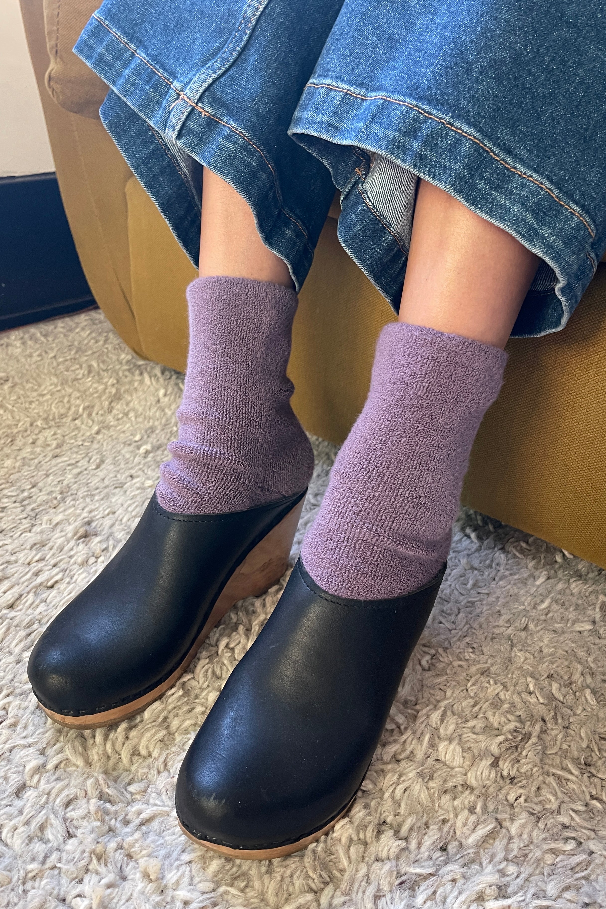 Cloud Socks - Plum