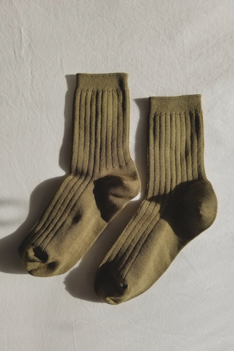Her Socks (MC cotton) - Pesto