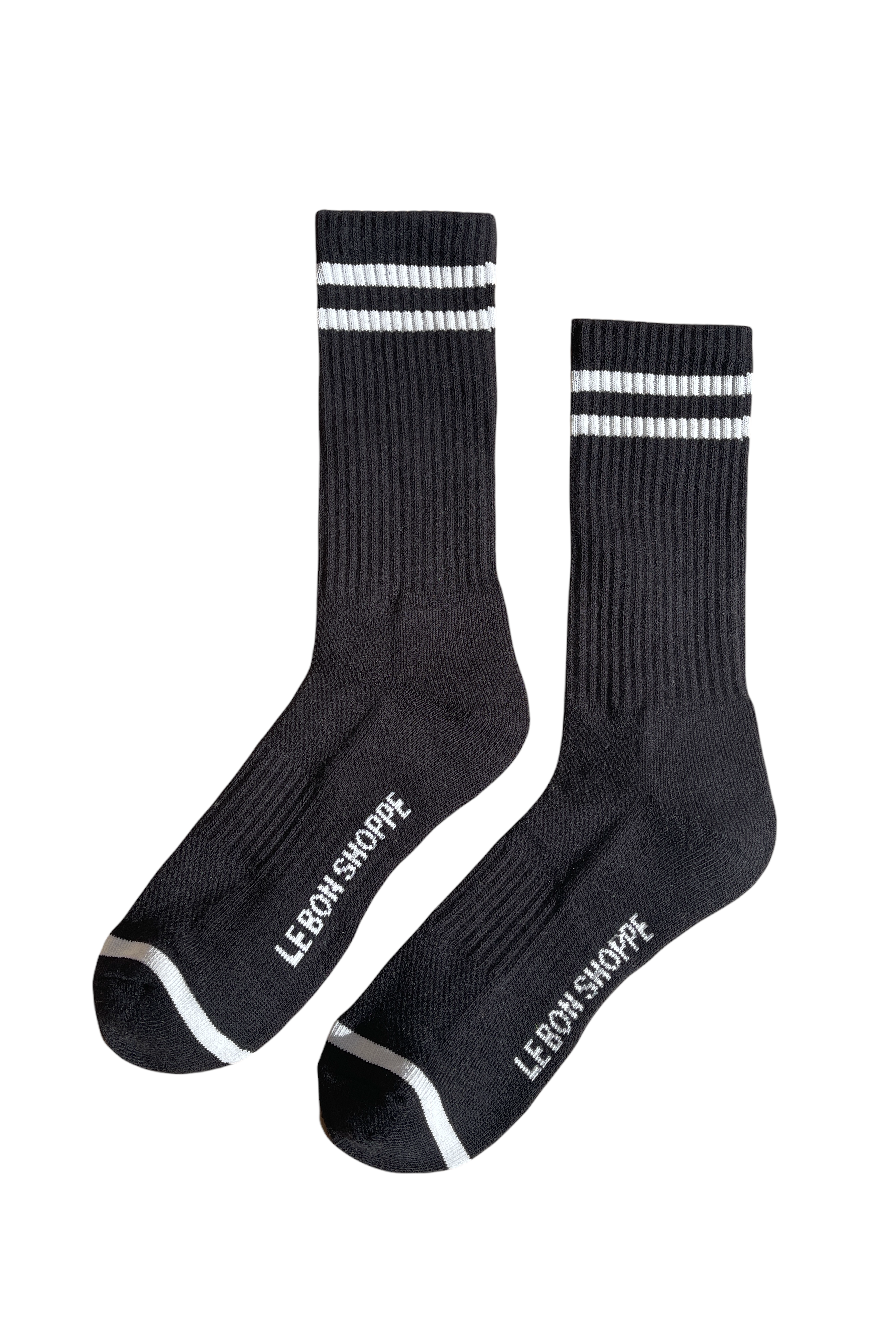EXTENDED  Boyfriend Socks - Noir