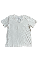 T-shirt La Vie Vintage blanc - Fabriqué avec du coton biologique