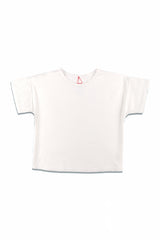 T-shirt Fille Vintage - Blanc Propre