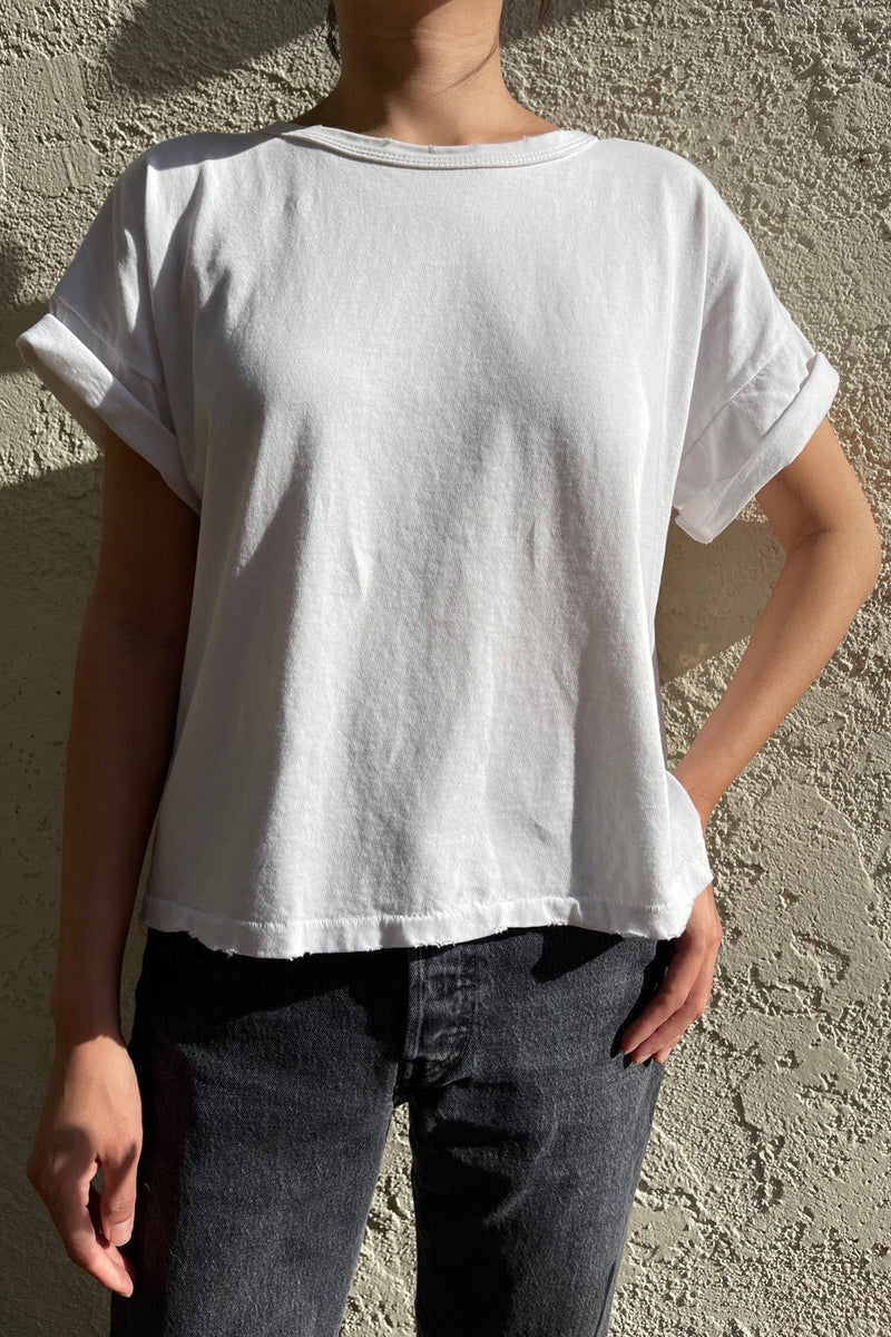 Camiseta Vintage Fille - Blanco Limpio