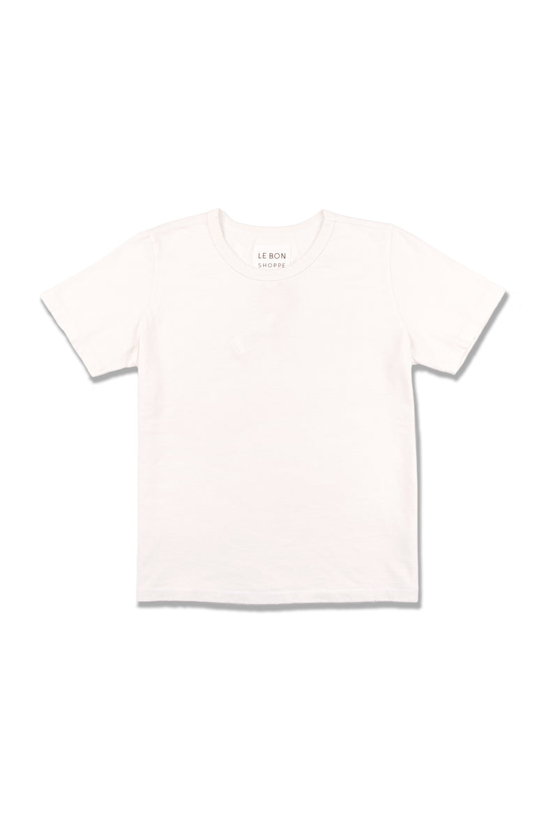 White Vintage Boy Tee - Made with Organic Cotton