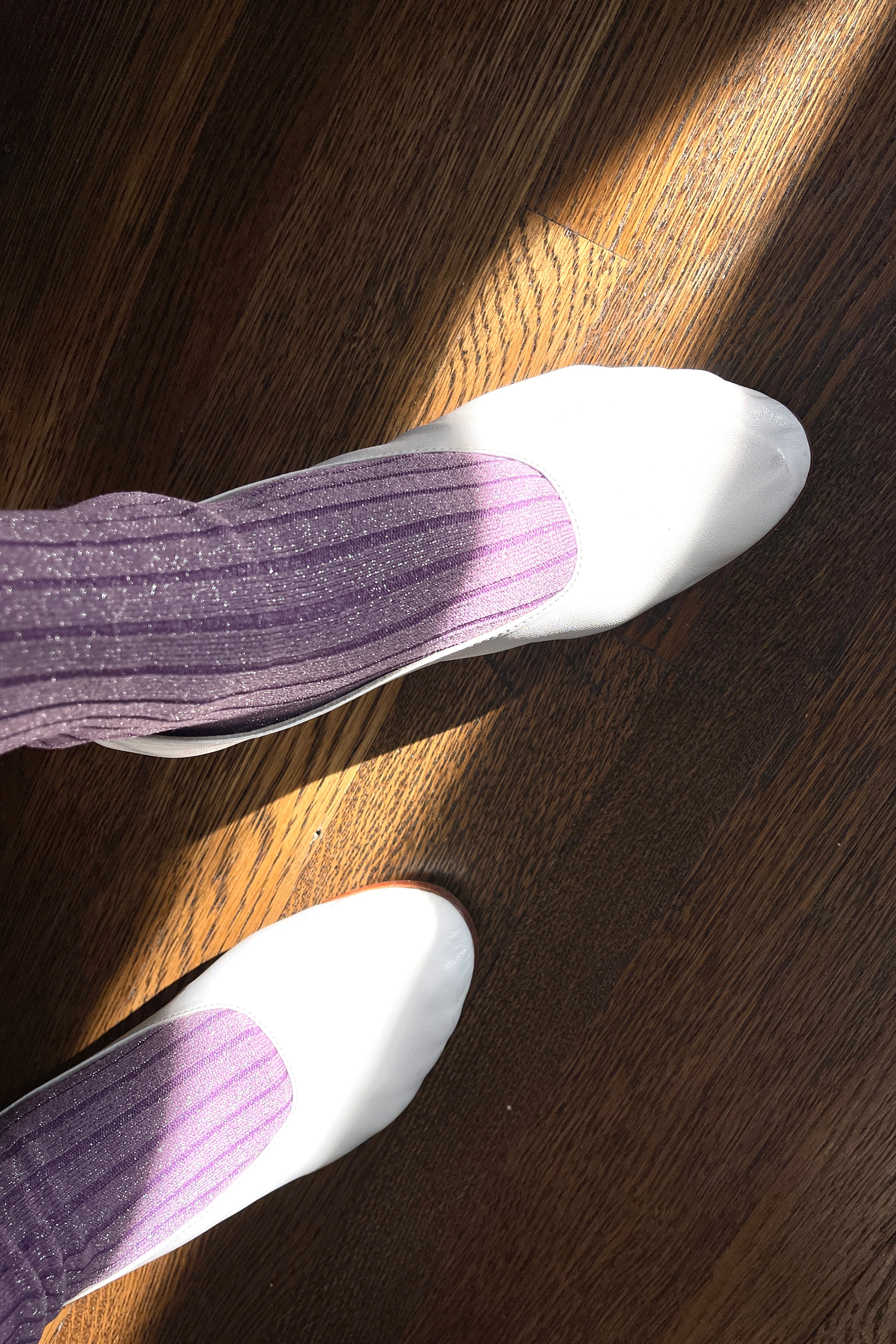 Ses Chaussettes - Lilas Pailleté